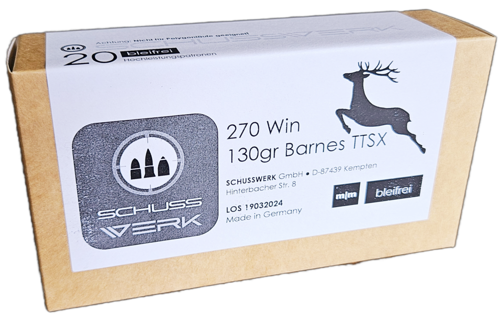 270 Win 130gr Barnes-TTSX bleifrei
